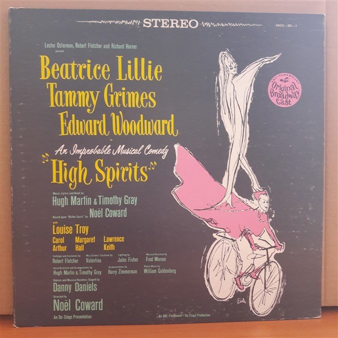 HIGH SPIRITS - THE ORIGINAL BROADWAY CASR RECORDING (1964) - LP 2.EL PLAK