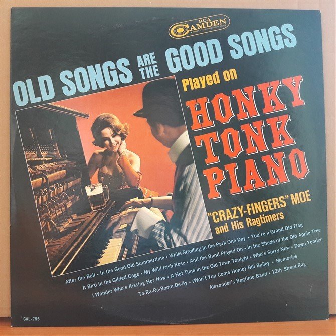 OLD SONGS ARE THE GOOD SONGS PLAYED ON HONKY TONK PIANO - LP 2.EL PLAK