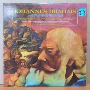 JOHANNES BRAHMS: A GERMAN REQUIEM, OPUS 45 / CARL BAMBERGER (1966) - 2LP 2.EL PLAK