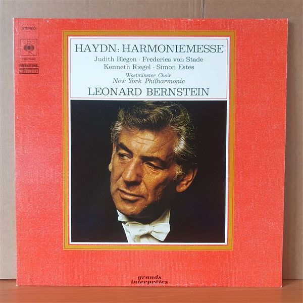 HAYDN: HARMONIEMESSE / NEW YORK PHILHARMONIC, LEONARD BERNSTEIN (1975) - LP 2.EL PLAK