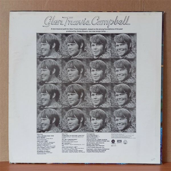 GLEN TRAVIS CAMPBELL – GLEN TRAVIS CAMPBELL (1972) - LP 2.EL PLAK