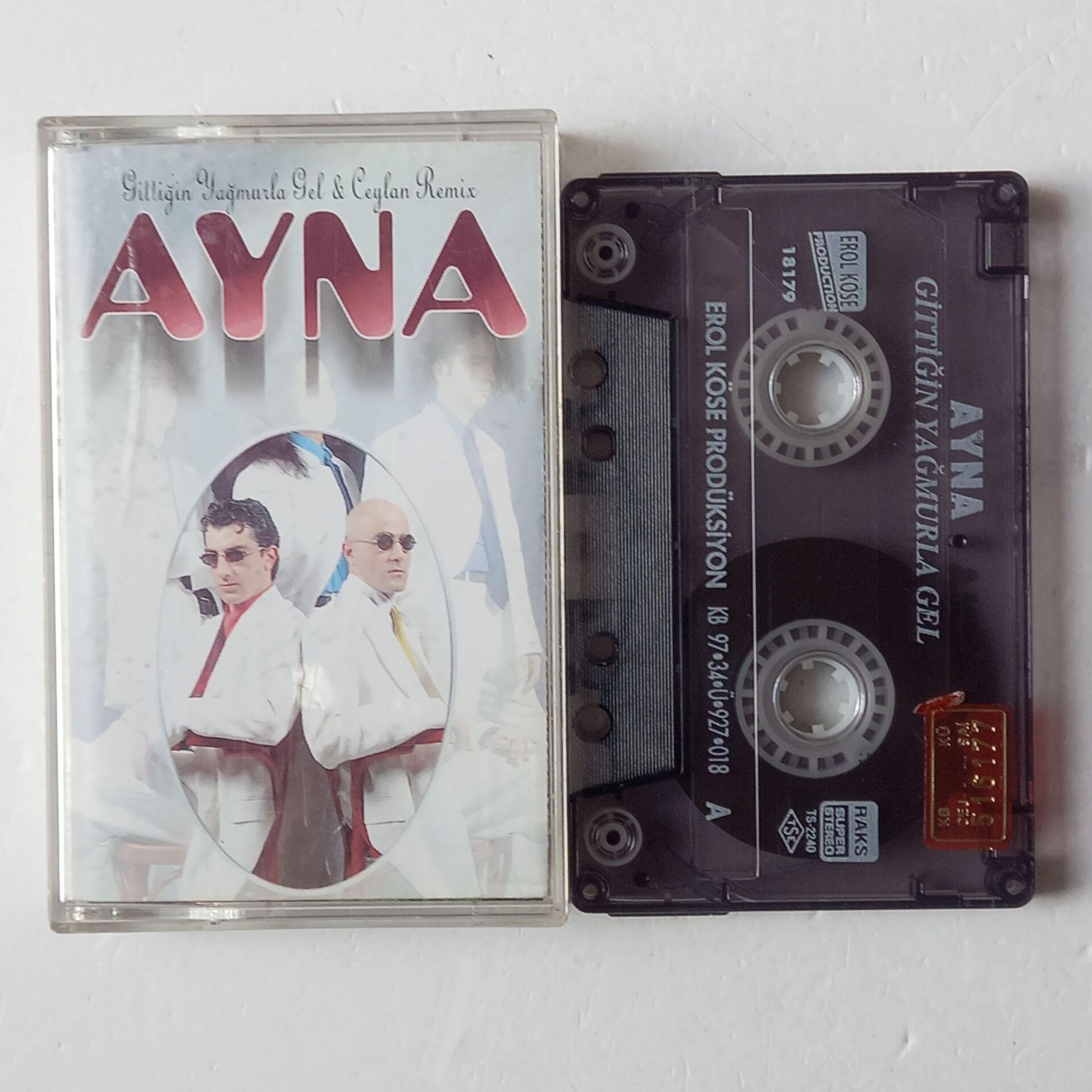 AYNA - GİTTİĞİN YAĞMURLA GEL & CEYLAN REMIX (1997) - KASET 2.EL