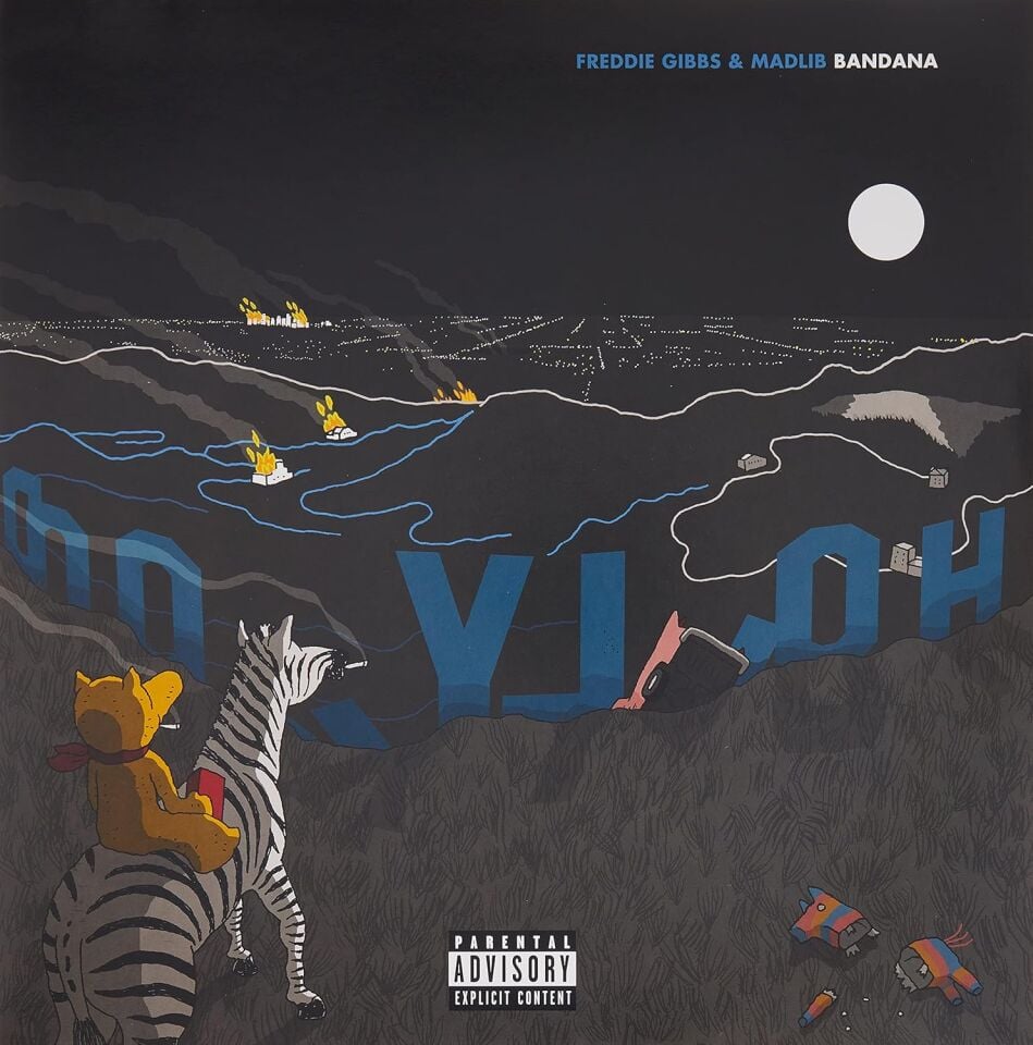 FREDDIE GIBBS & MADLIB - BANDANA (2019) - LP HALFSPEED MASTERING SIFIR PLAK