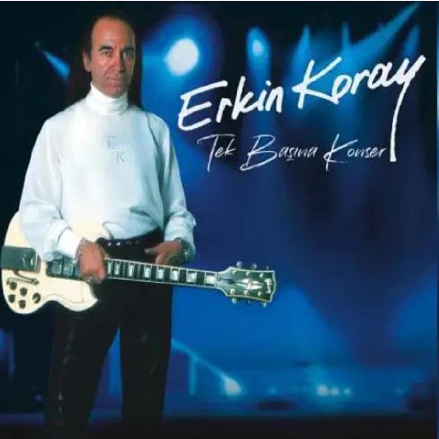 ERKİN KORAY - TEK BAŞINA KONSER (1991) - LP 2025 BASIM SİYAH SIFIR PLAK