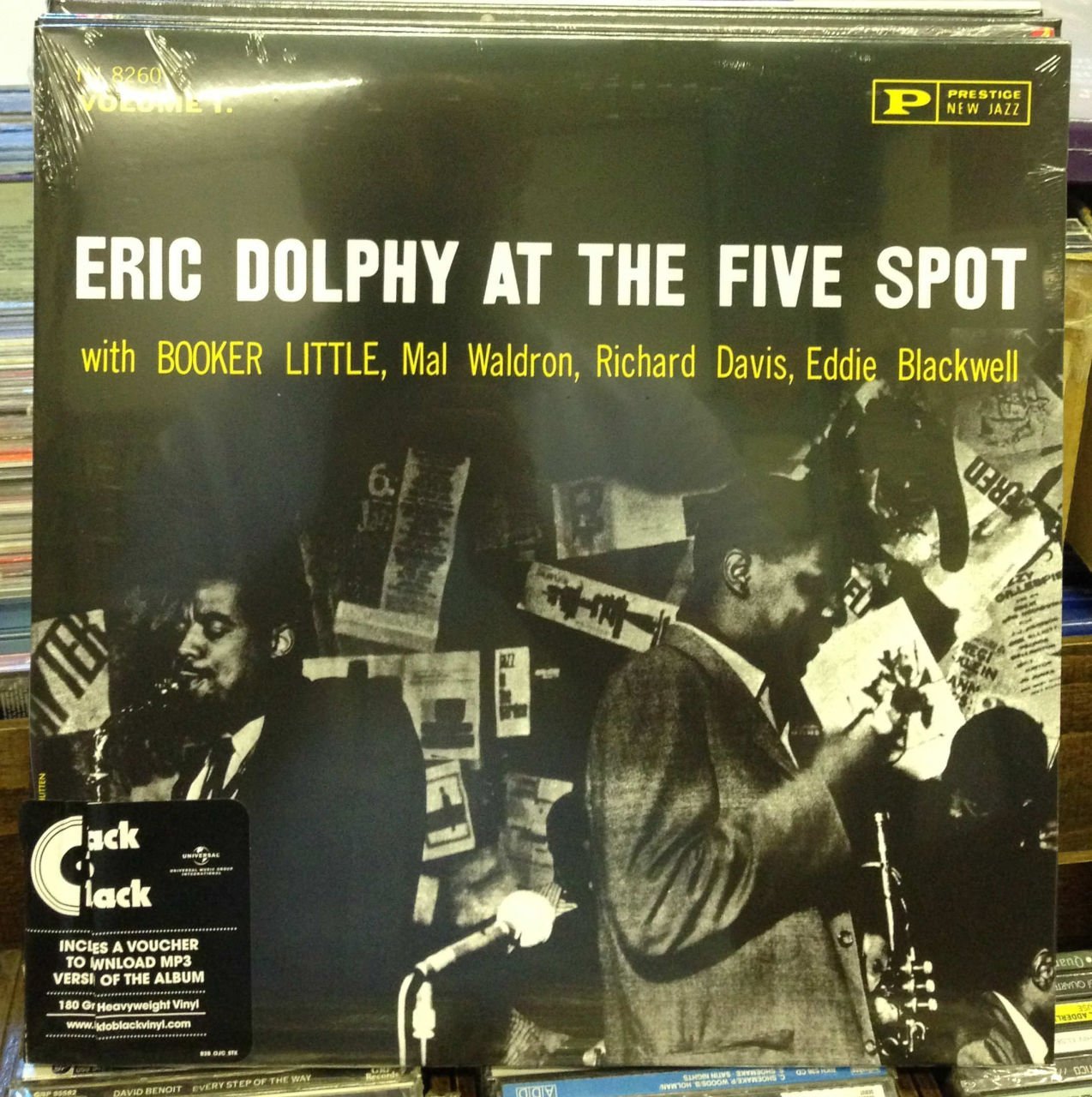 ERIC DOLPHY - AT THE FIVE SPOT LP 180 GR SIFIR