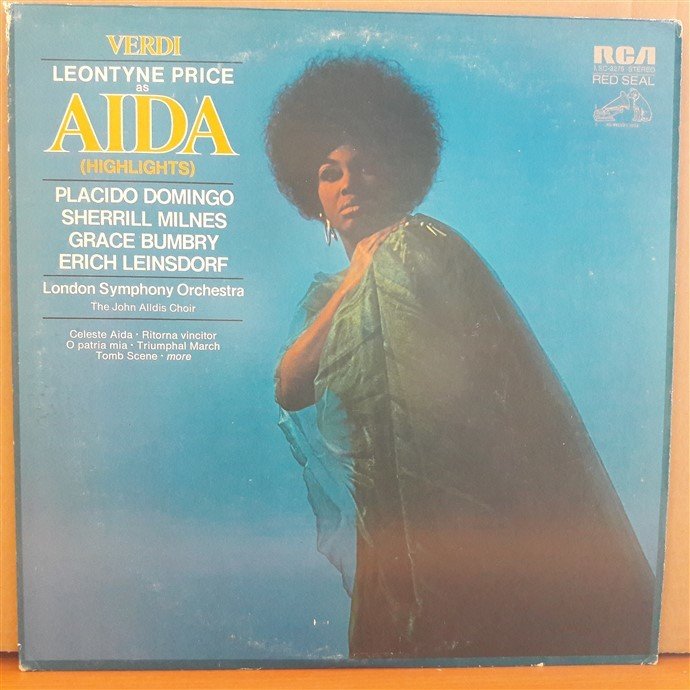 VERDI: AIDA, LEONTYNE PRICE, PLACIDO DOMINGO, LONDON SYMPHONY ORCHESTRA, ERICH LEINSDORF (1971) - PLAK 2.EL