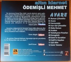 ÖDEMİŞLİ MEHMET / ALTIN KLARNET / AVARE - CD 2.EL