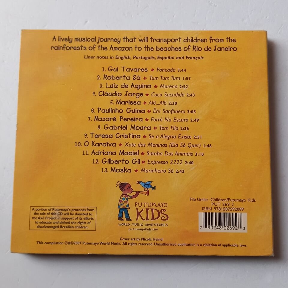BRAZILIAN PLAYGROUND - PUTUMAYO KIDS (2007) - CD DIGIPAK BOOKLET 2.EL