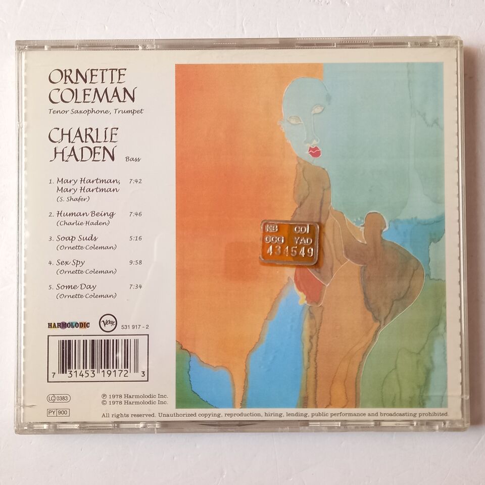 ORNETTE COLEMAN – SOAPSUDS, SOAPSUDS (1979) - CD 1996 REMASTERED REISSUE 2.EL