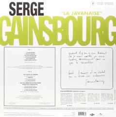 SERGE GAINSBOURG - LA JAVANAISE (1963) - LP SIFIR