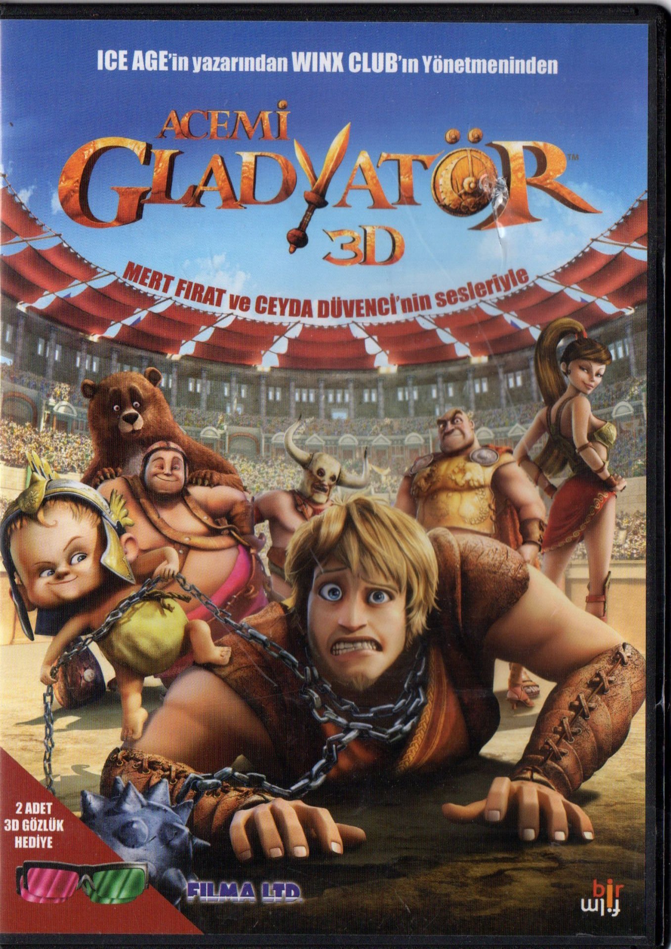 GLADIATORI DI ROMA - ACEMİ GLADYATÖR - ANİMASYON - DVD 2.EL