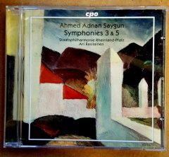AHMED ADNAN SAYGUN SYMPHONIES 3 & 5 CD 2004 ALMAN BASKI 2.EL