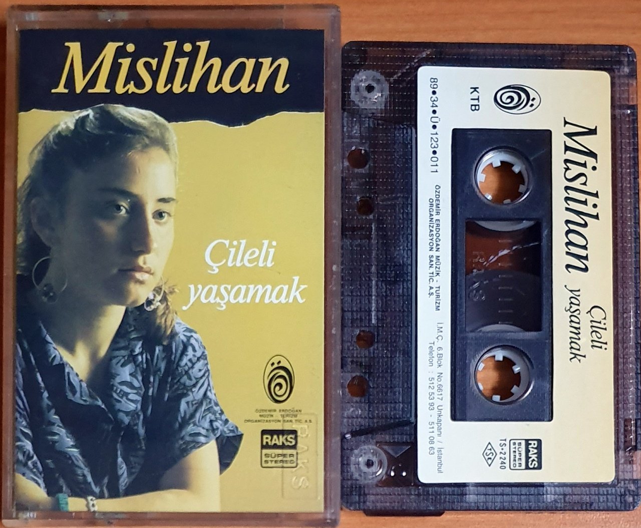 MİSLİHAN - ÇİLELİ YAŞAMAK (1989) - KASET ÖZDEMİR ERDOĞAN MÜZİK 2.EL
