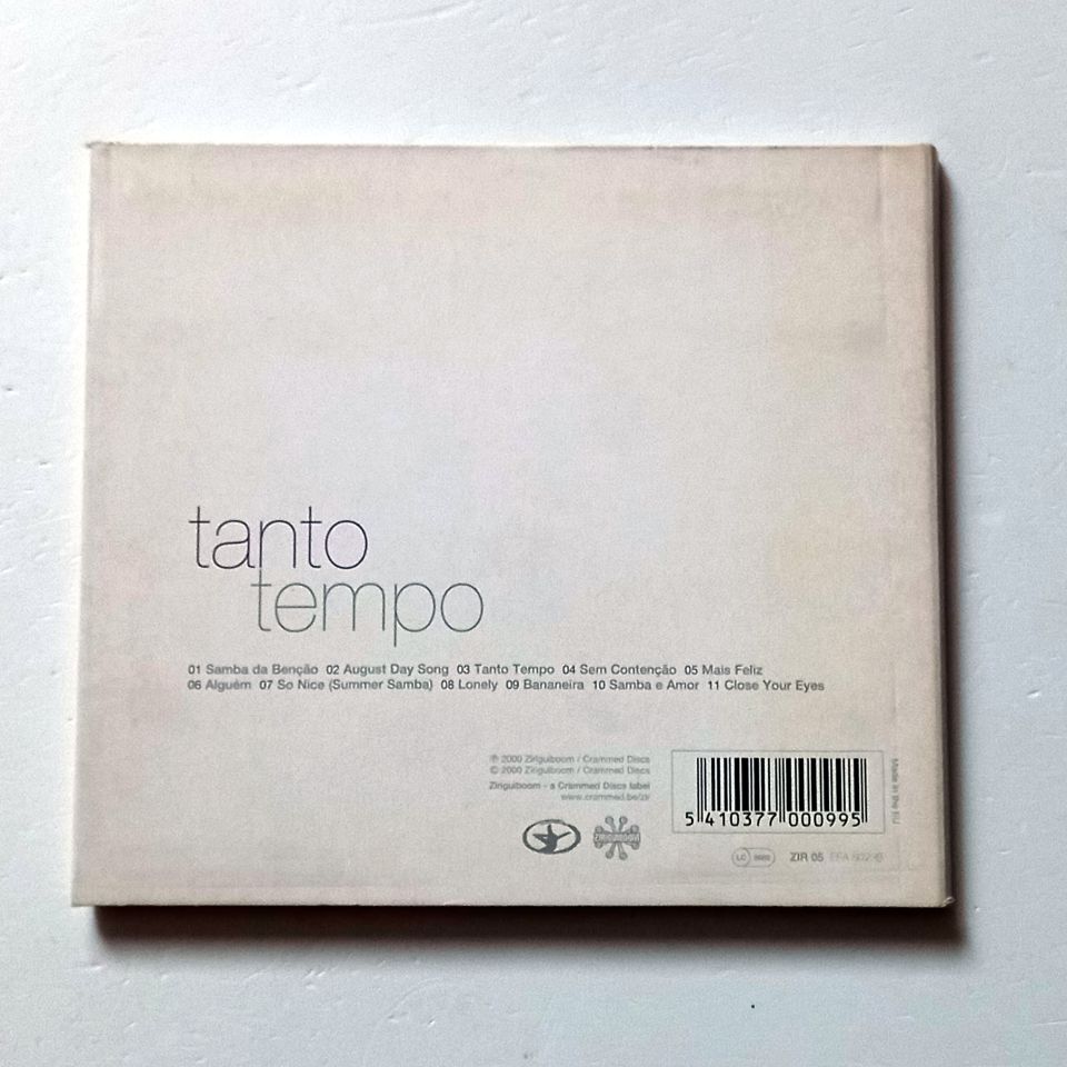 BEBEL GILBERTO – TANTO TEMPO (2000) - CD DIGIPAK 2.EL