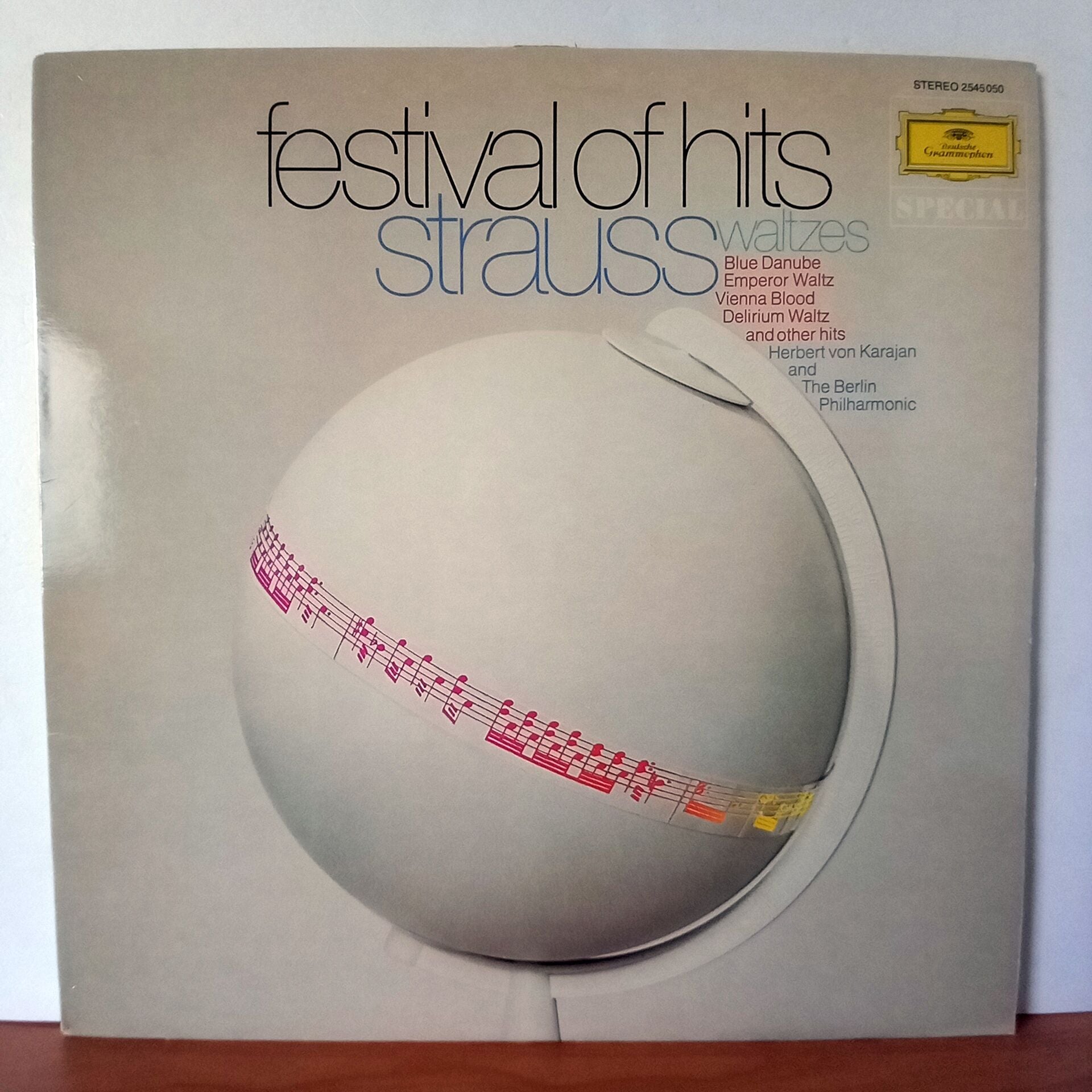FESTIVAL OF HITS: STRAUSS WALTZES / HERBERT VON KARAJAN AND THE BERLIN PHILHARMONIC (1971) - LP 2.EL PLAK