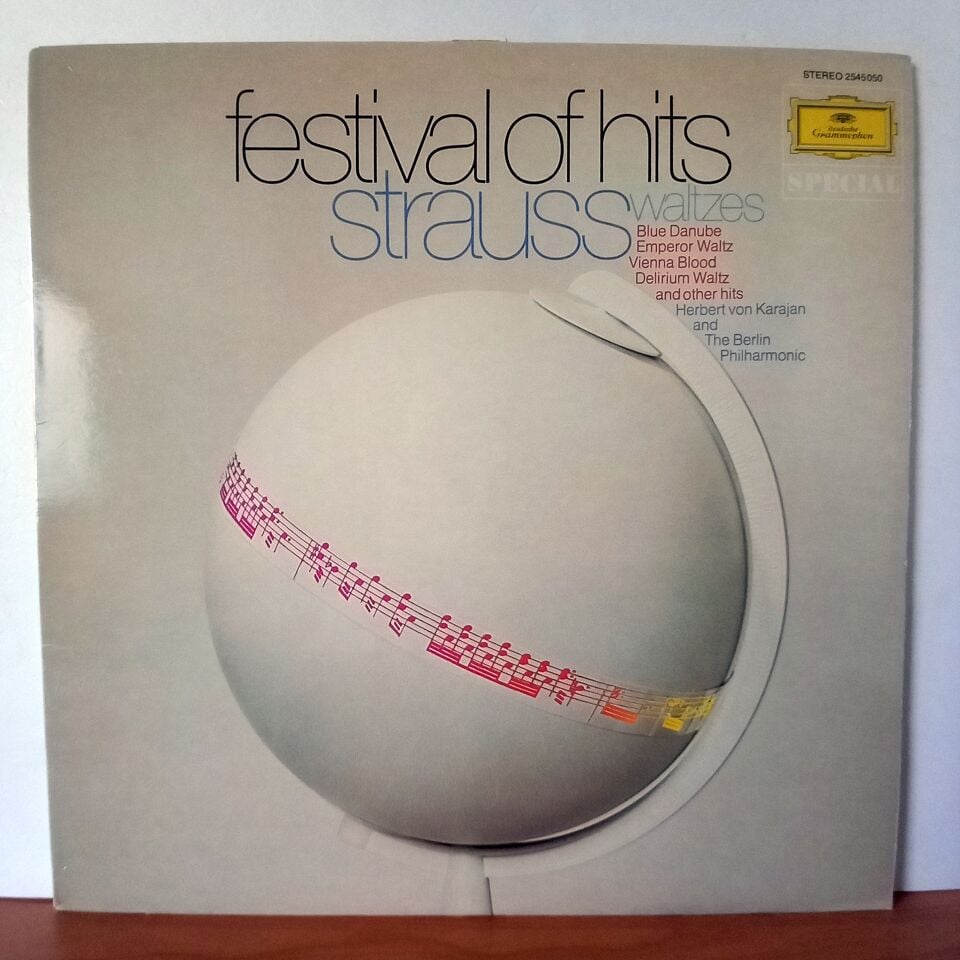 FESTIVAL OF HITS: STRAUSS WALTZES / HERBERT VON KARAJAN AND THE BERLIN PHILHARMONIC (1971) - LP 2.EL PLAK