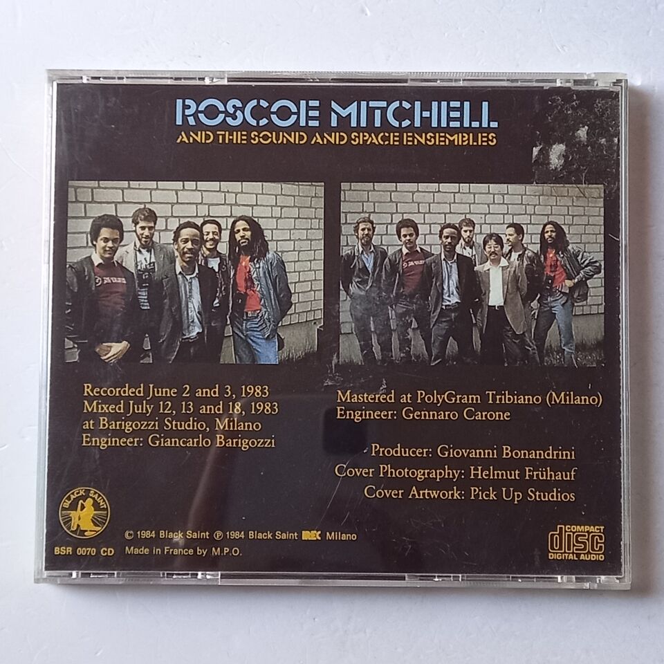 ROSCOE MITCHELL AND THE SOUND AND SPACE ENSEMBLES (1984) - CD 1986 REISSUE 2.EL