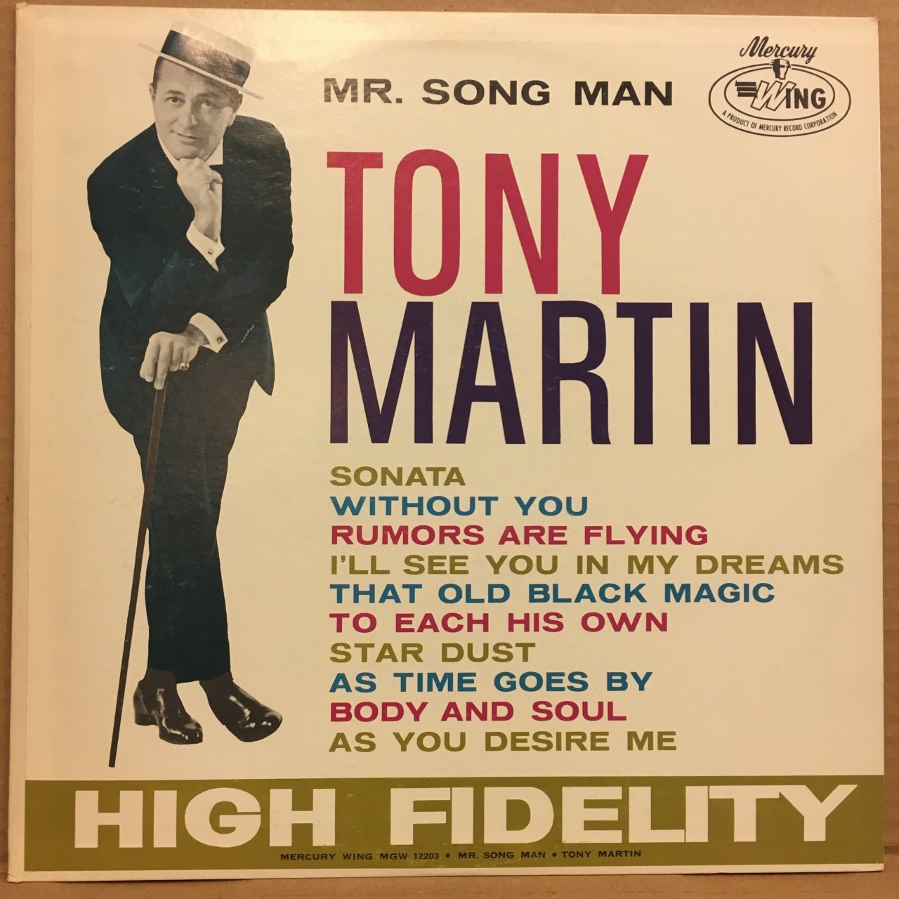 TONY MARTIN - MR. SONG MAN 2.EL PLAK