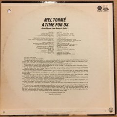 MEL TORME - A TIME FOR US (1969) 2.EL PLAK