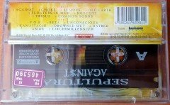 SEPULTURA - AGAINST CASSETTE MADE IN TURKEY ''NEW''
