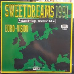 EURO-VISION - SWEETDREAMS 1991 (1991) - 12'' MAXI SINGLE VINYL PLAK 2.EL