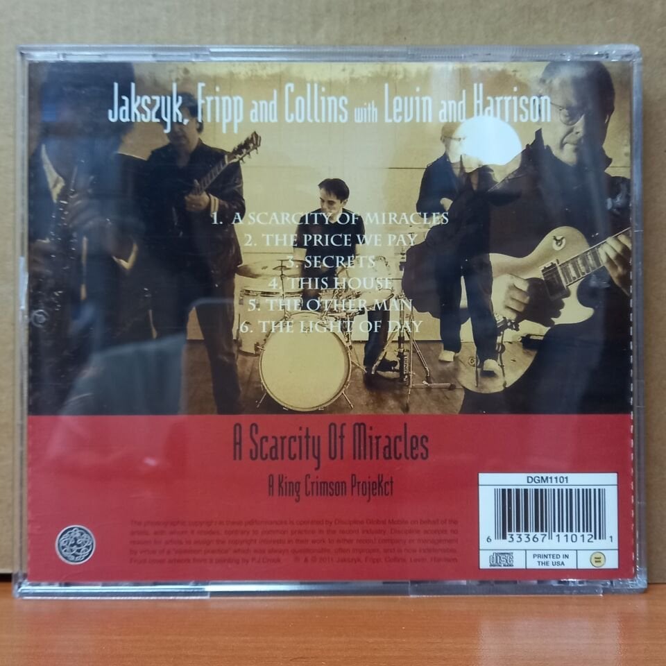 JAKSZYK, FRIPP AND COLLINS – A SCARCITY OF MIRACLES / A KING CRIMSON PROJEKCT (2011) - CD 2.EL