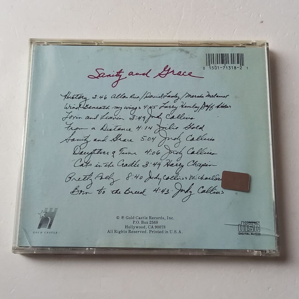 JUDY COLLINS – SANITY AND GRACE (1989) - CD 2.EL