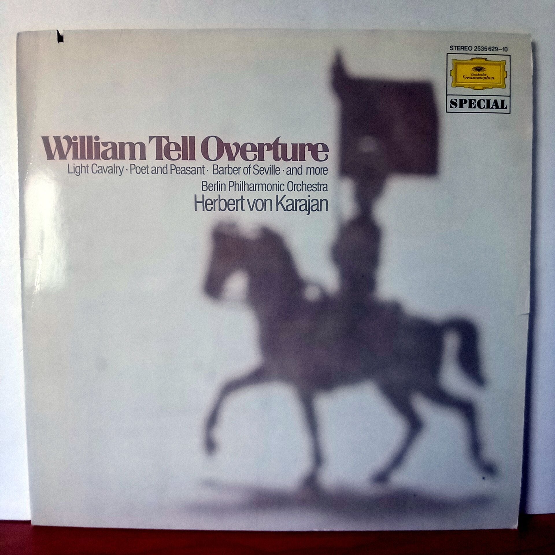 WILLIAM TELL OVERTURE / BERLINER PHILHARMONIKER, HERBERT VON KARAJAN (1980) - LP 2.EL PLAK