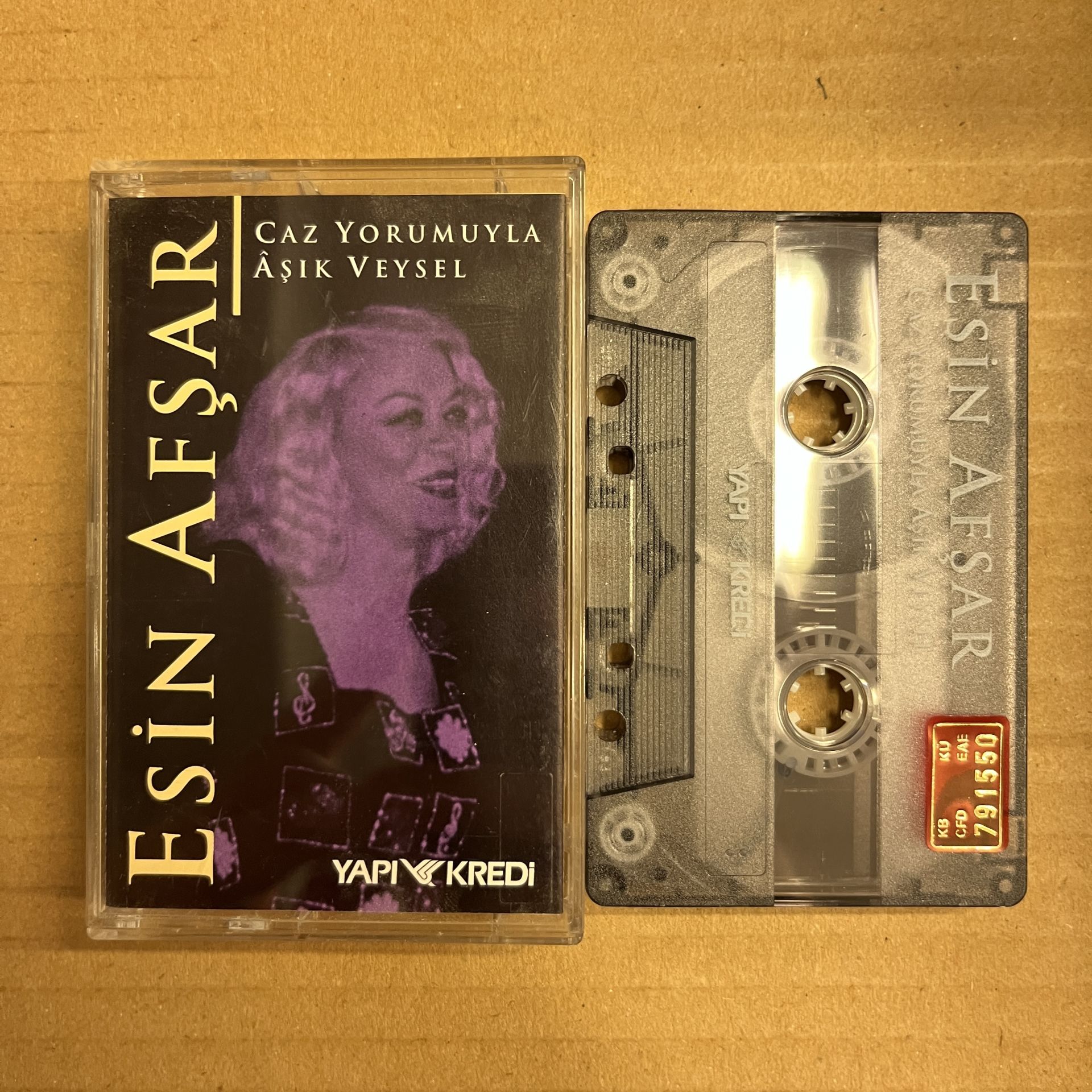 ESİN AFŞAR - CAZ YORUMUYLA AŞIK VEYSEL (1997) - KASET 2.EL