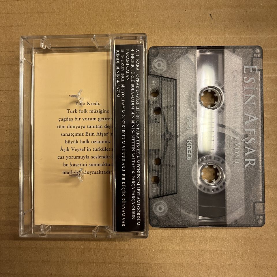 ESİN AFŞAR - CAZ YORUMUYLA AŞIK VEYSEL (1997) - KASET 2.EL