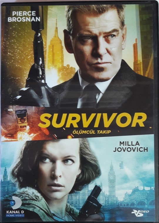ÖLÜMCÜL TAKİP - SURVIVOR - PIERCE BROSNAN - MILLA JOVOVICH - DVD 2.EL