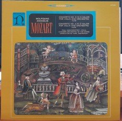 MOZART: CONCERTO FOR VIOLIN AND ORCHESTRA NOS.3 & 4, PAUL MAKANOWITZKY, KARL RISTENPART - PLAK 2.EL