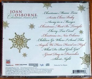 JOAN OSBORNE - CHRISTMAS MEANS LOVE (2007) - CD 2.EL