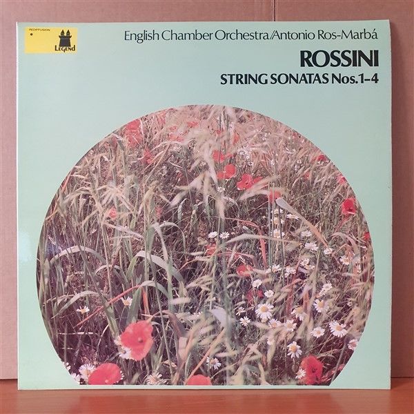 ROSSINI: STRING SONATAS NOS.1-4 (1977) - LP 2.EL PLAK