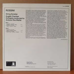 ROSSINI: STRING SONATAS NOS.1-4 (1977) - LP 2.EL PLAK