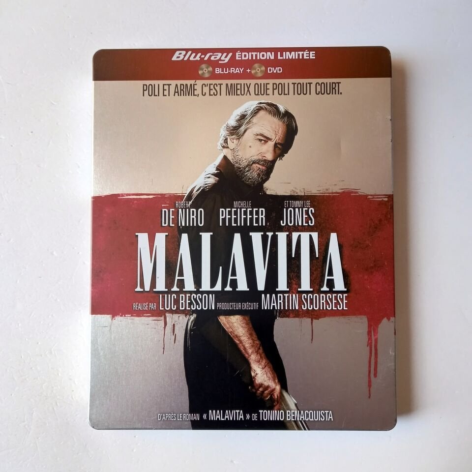 MALAVITA - ROBERT DE NIRO, MICHELLE PFEIFFER - YÖN.: LUC BESSON - BLU-RAY STEELBOOK METAL KUTU 2.EL