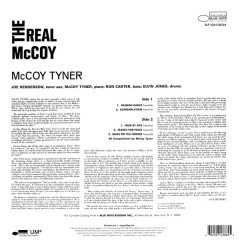 McCOY TYNER - THE REAL McCOY (1967) - LP BLUE NOTE CLASSIC VINYL SERIES 180GR 2020 EDITION SIFIR PLAK