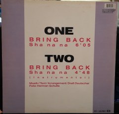 MIXED EMOTIONS - BRING BACK (Sha na na) (1987) - 12'' MAXI SINGLE VINYL PLAK 2.EL