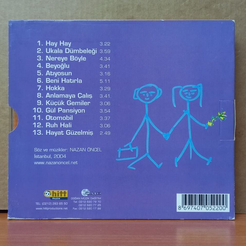 NAZAN ÖNCEL - YAN YANA FOTOĞRAF ÇEKTİRELİM (2004) - CD 2.EL