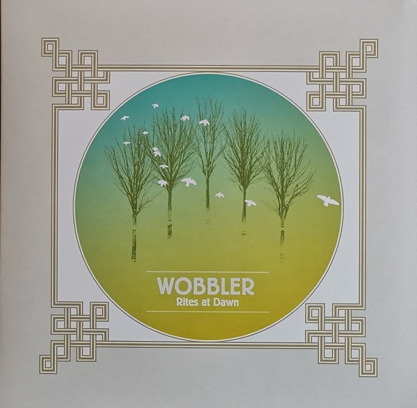 WOBBLER - RITES AT DAWN (2011) LP YELLOW & BLUE MARBLED COLORED SIFIR PLAK