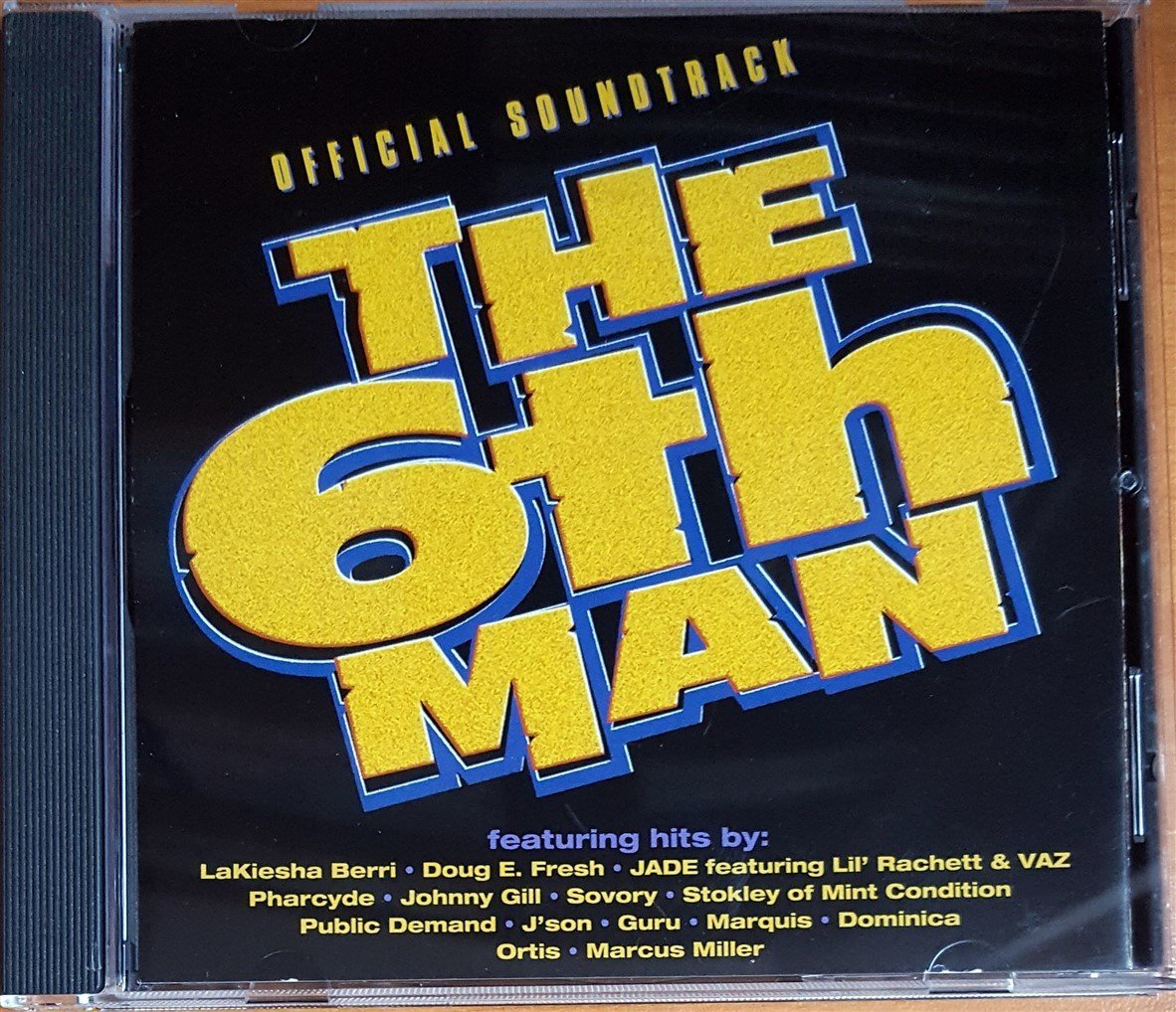 THE 6TH MAN SOUNDTRACK / JADE, PHARCYDE, SOVORY, GURU, MARCUS MILLER, PUBLIC DEMAND (1997) HOLLYWOOD RECORDS CD 2.EL