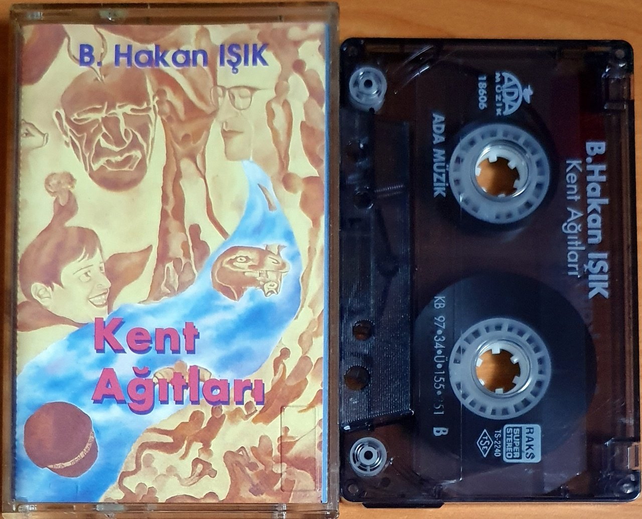 B. HAKAN IŞIK - KENT AĞITLARI (1997) - KASET ADA MÜZİK 2.EL