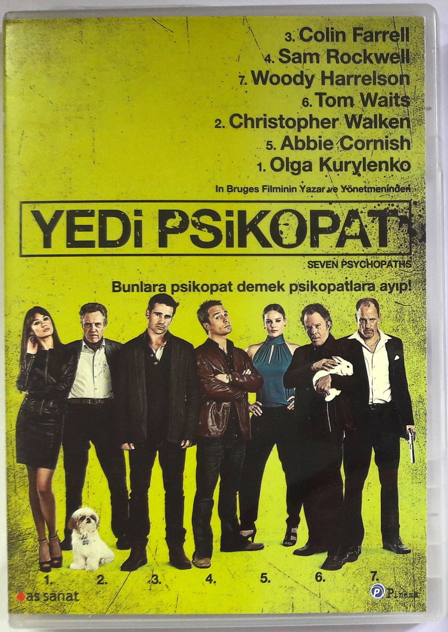 YEDİ PSİKOPAT - SEVEN PSYCHOPATHS - COLIN FARRELL - WOODY HARRELSON - DVD 2.EL