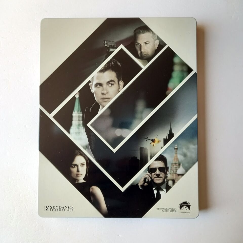 JACK RYAN: SHADOW RECRUIT - CHRIS PINE, KEVIN COSTNER, KEIRA KNIGHTLEY - YÖN.: KENNEH BRANAGH - BLU-RAY STEELBOOK METAL KUTU 2.EL