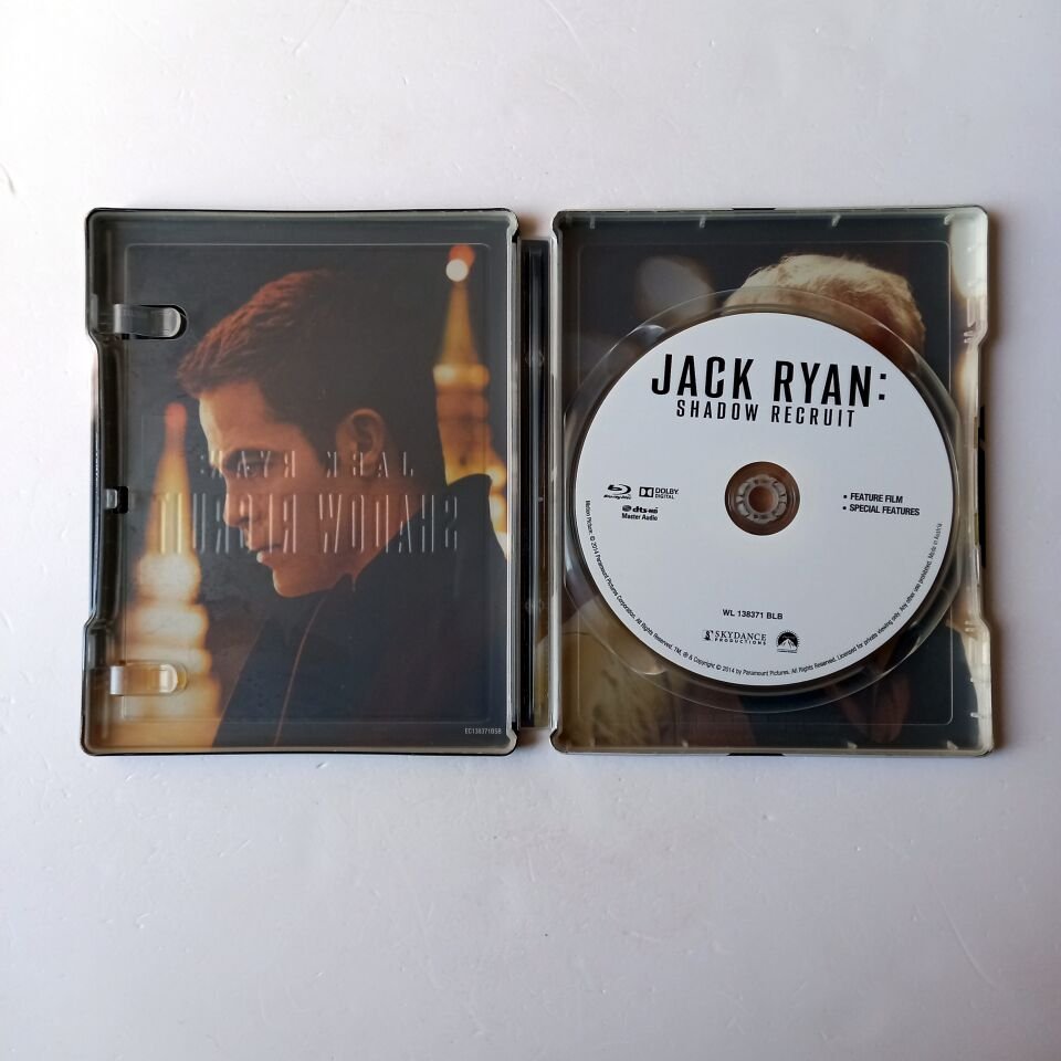 JACK RYAN: SHADOW RECRUIT - CHRIS PINE, KEVIN COSTNER, KEIRA KNIGHTLEY - YÖN.: KENNEH BRANAGH - BLU-RAY STEELBOOK METAL KUTU 2.EL