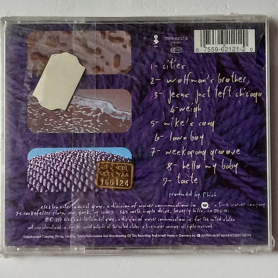 PHISH – SLIP STICH AND PASS (1997) - CD AMBALAJINDA SIFIR
