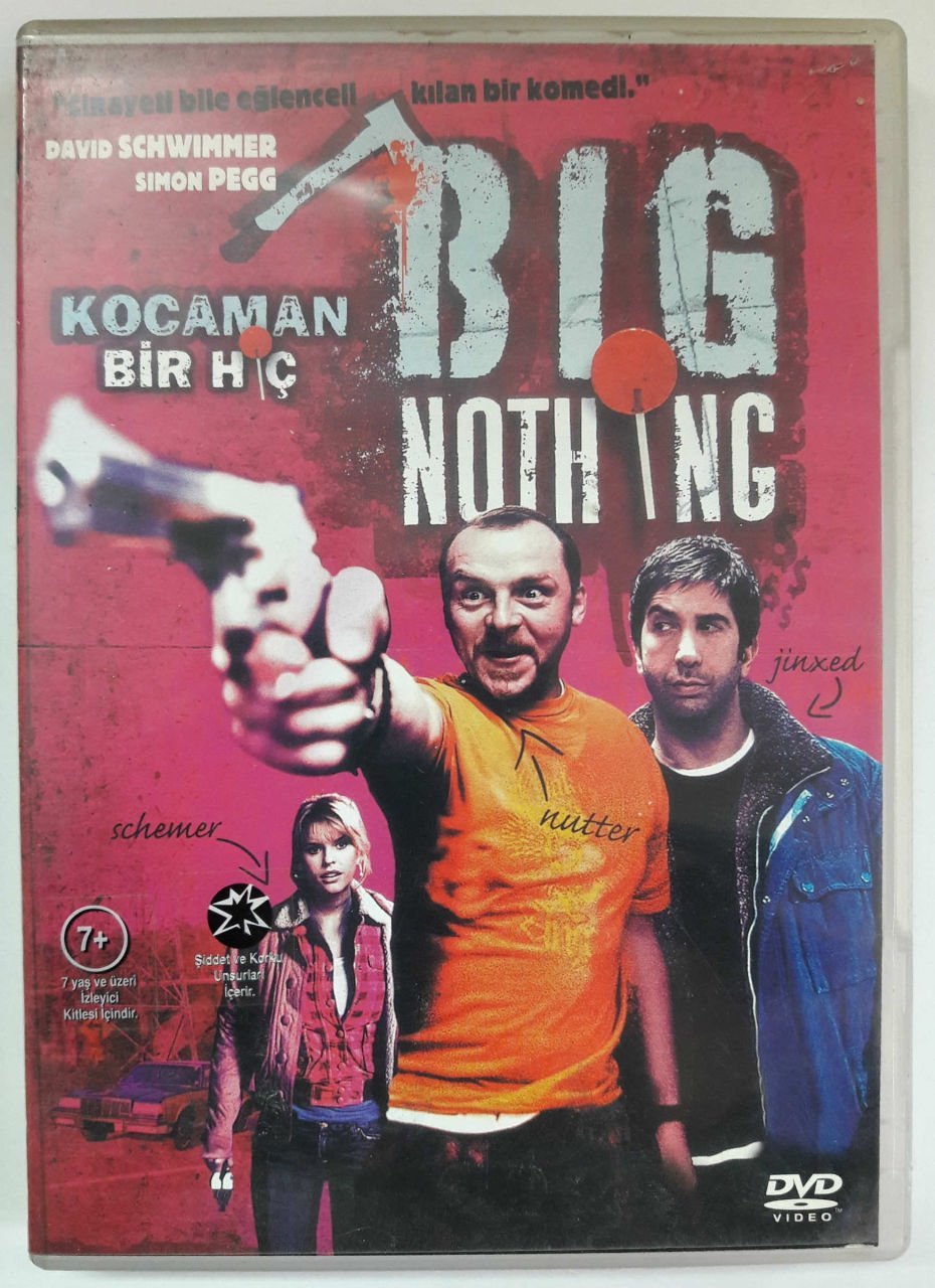 KOCAMAN BİR HİÇ - BIG NOTHING - DAVID SCHWIMMER - DVD 2.EL