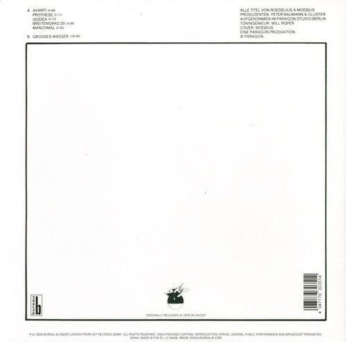 CLUSTER - GROSSES WASSER (1979) - LP 2009 EDITION KRAUTROCK , ELECTRONIC , EXPERIMENTAL , AMBIENT SIFIR PLAK