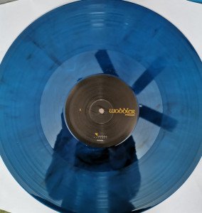 WOBBLER - AFTERGLOW (2009) LP BLUE & BLACK MARBLED COLORED SIFIR PLAK