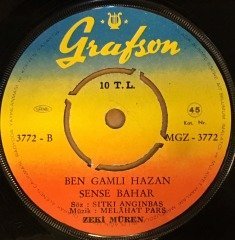 ZEKİ MÜREN - NASIL GEÇTİ HABERSİZ / BEN GAMLI HAZAN 7'' 45LİK